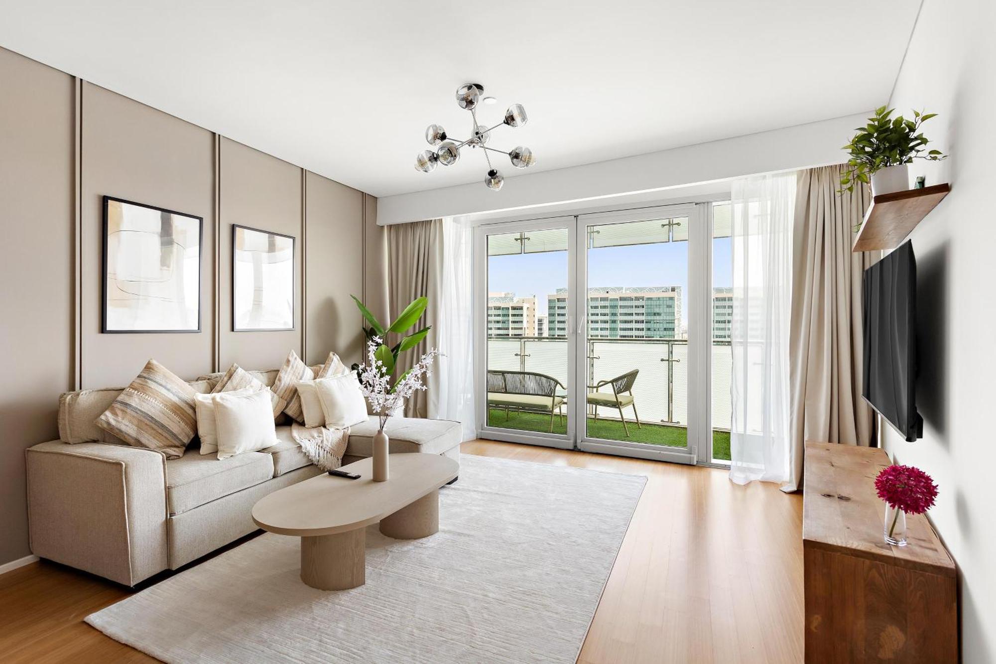 Muneera Island Oasis Stylish 2br In Al Rahba *