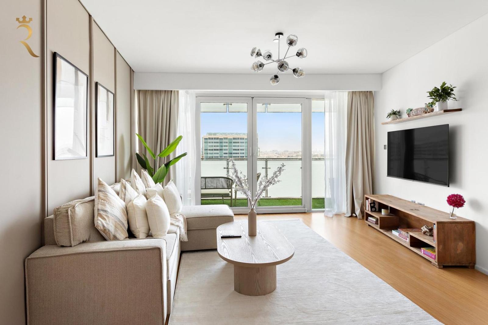 Muneera Island Oasis Stylish 2br In Al Rahba Apartment